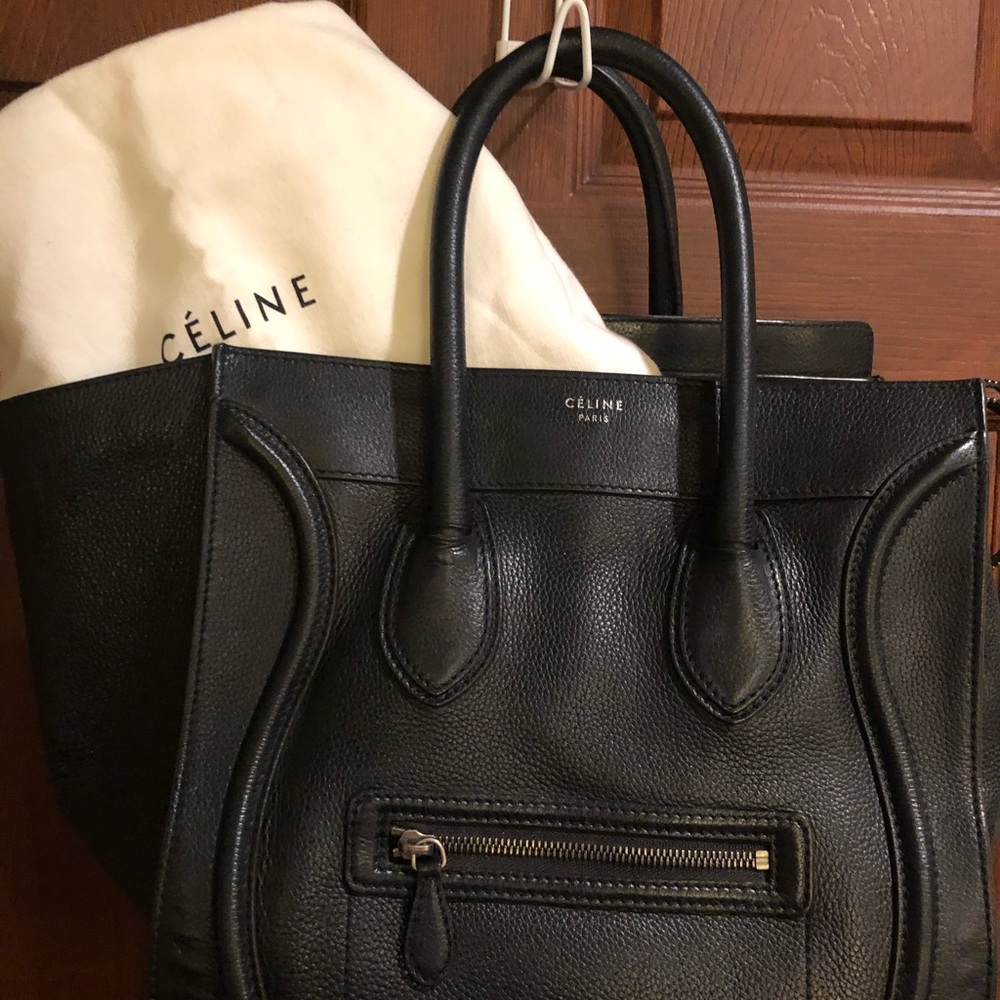 Authentic Celine Mini Luggage Tote. - Picture 2 of 7